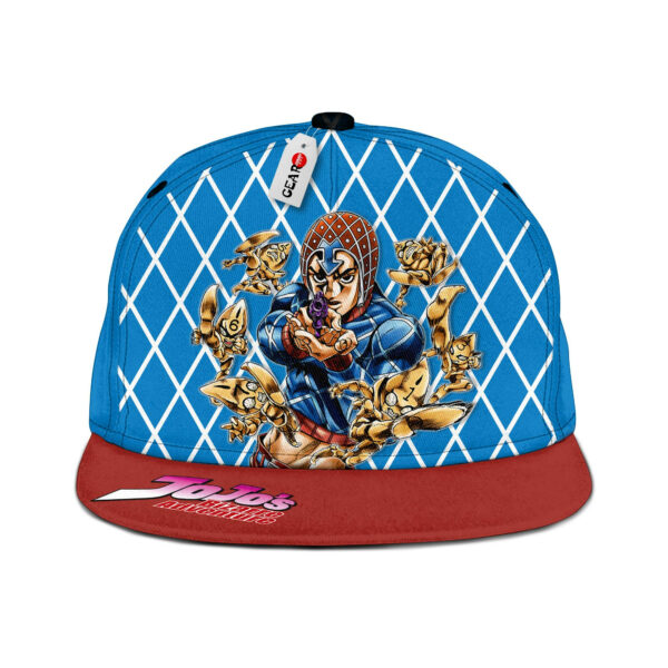 Guido Mista Snapback Hat Custom JJBA Anime Hat for Otaku 1