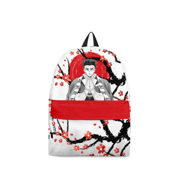 Gyomei Himejima Backpack Custom Kimetsu Anime Bag Japan Style 1