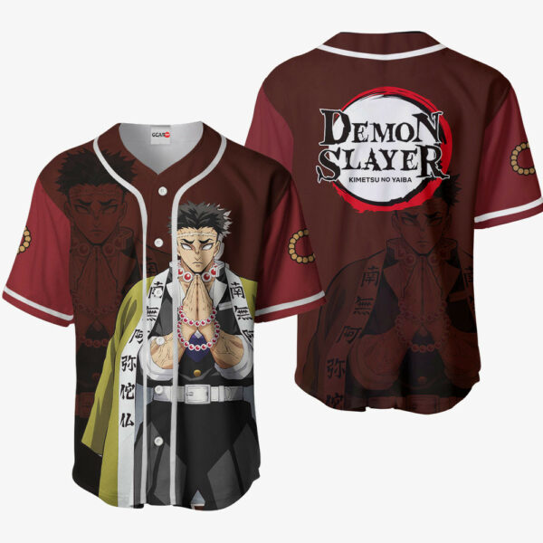 Gyomei Himejima Jersey Shirt Custom Kimetsu Anime Merch Clothes 1