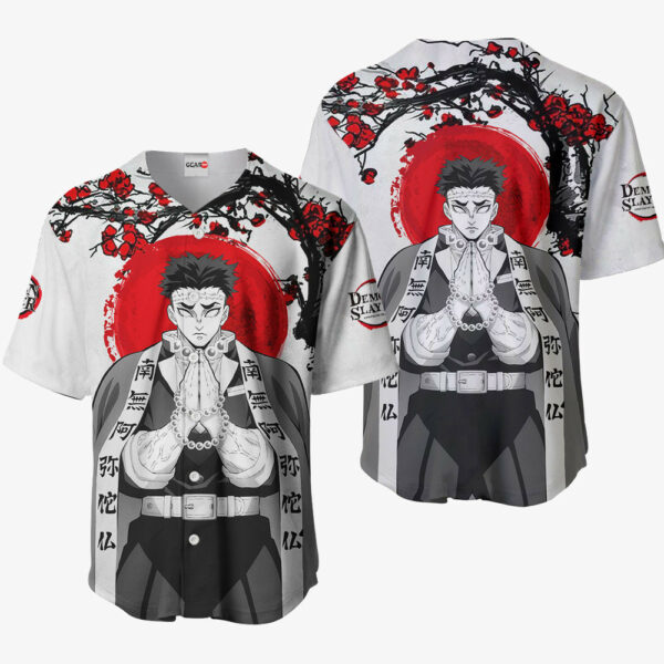 Gyomei Himejima Jersey Shirt Custom Kimetsu Anime Merch Clothes Japan Style 1