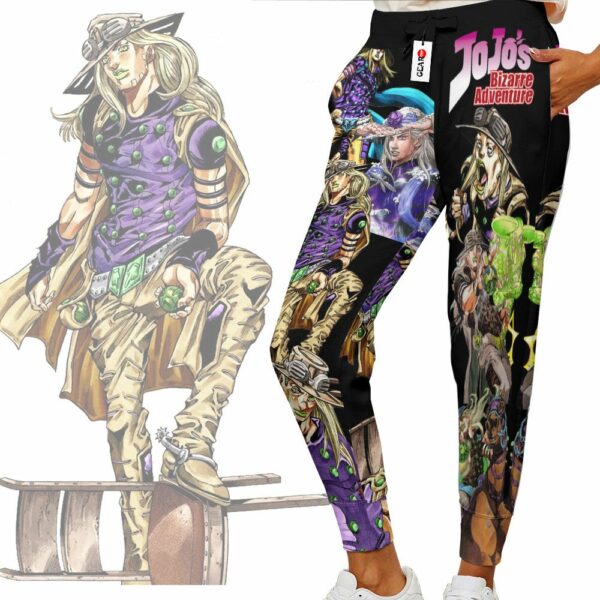 Gyro Zeppeli Sweatpants Custom Anime JJBAs Jogger Pants Merch 2