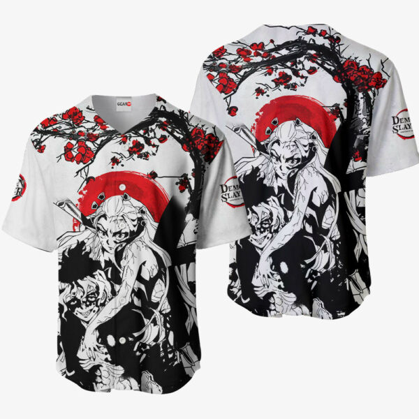 Gyutaro and Daki Jersey Shirt Custom Kimetsu Anime Merch Clothes Japan Style 1