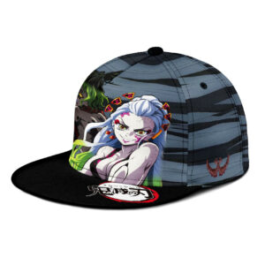 Gyutaro and Daki Snapback Hat Custom Kimetsu Anime Hat For Otaku 5