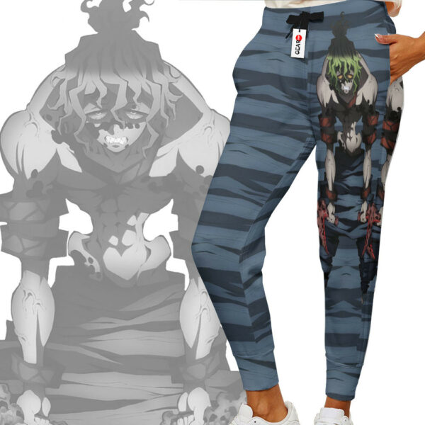 Gyutaro Jogger Pants Kimetsu Anime Sweatpants Custom Merch 3