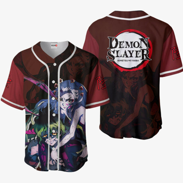 Gyutato and Daki Jersey Shirt Custom Kimetsu Anime Merch Clothes 1