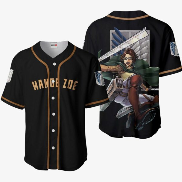 Hange Zoe Jersey Shirt Custom Attack On Titan Anime Merch Clothes 1