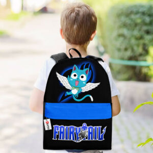 Happy Backpack Custom Fairy Tail Anime Bag for Otaku 5