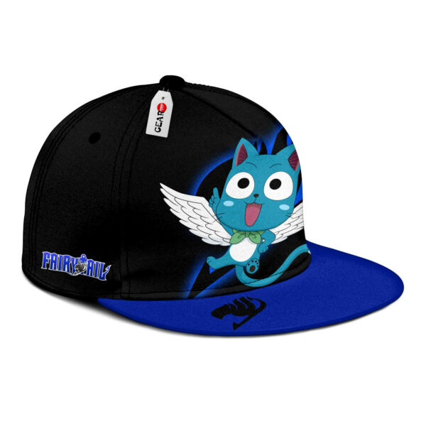 Happy Snapback Hat Custom Fairy Tail Anime Hat for Otaku 2