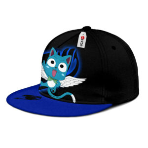 Happy Snapback Hat Custom Fairy Tail Anime Hat for Otaku 6