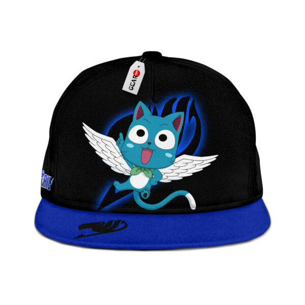 Happy Snapback Hat Custom Fairy Tail Anime Hat for Otaku 1