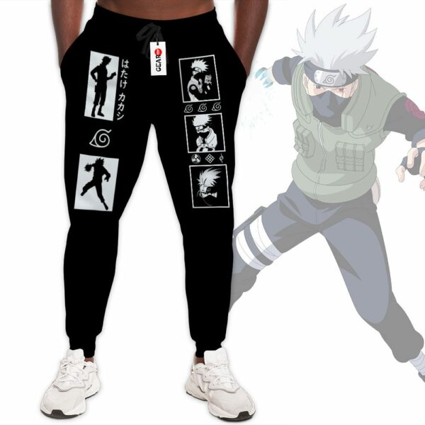 Hatake Kakashi Jogger Pants Custom Anime NRT Sweatpants Merch 2