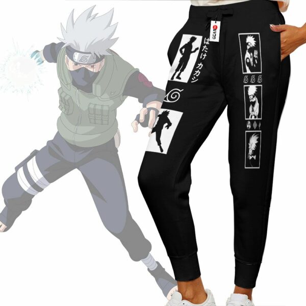 Hatake Kakashi Jogger Pants Custom Anime NRT Sweatpants Merch 3