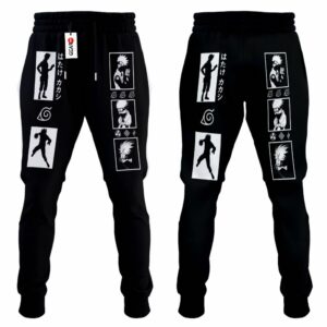 Hatake Kakashi Jogger Pants Custom Anime NRT Sweatpants Merch 7