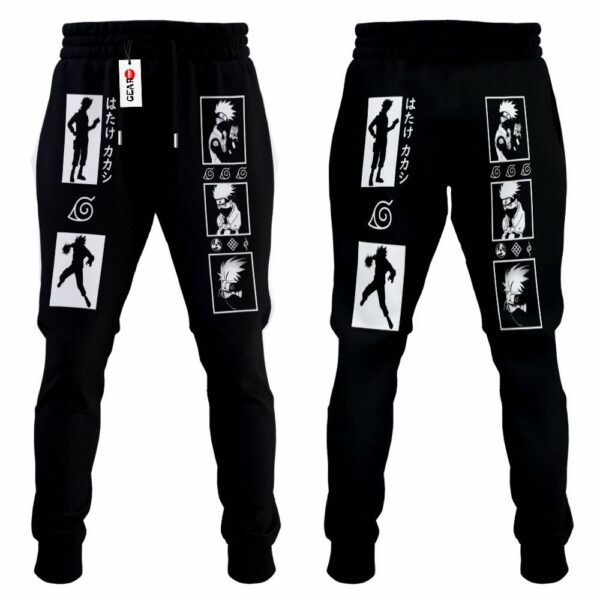 Hatake Kakashi Jogger Pants Custom Anime NRT Sweatpants Merch 4