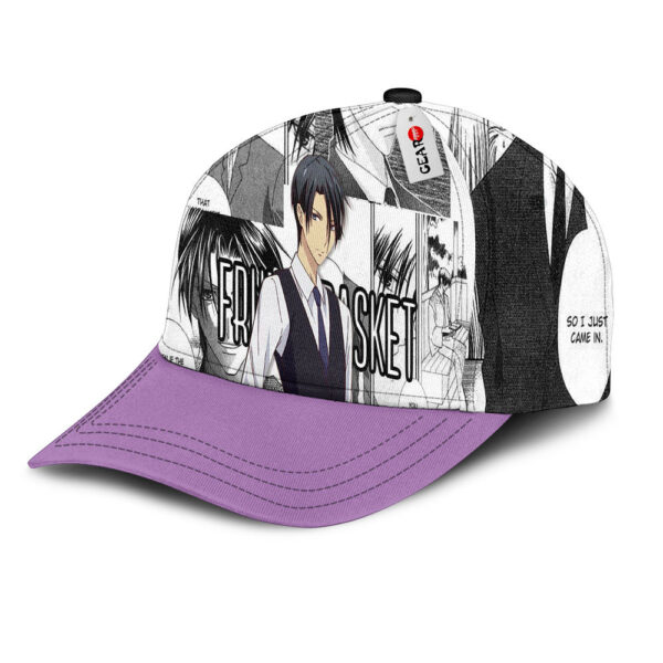 Hatori Sohma Baseball Cap Fruits Basket Custom Anime Hat Mix Manga 2