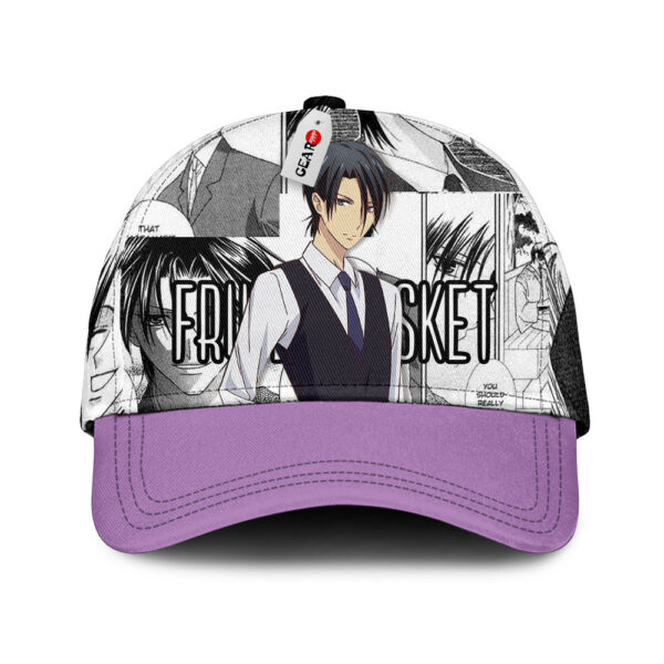 Hatori Sohma Baseball Cap Fruits Basket Custom Anime Hat Mix Manga 1