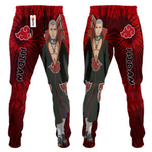 Hidan Joggers Custom Anime Akatsuki Sweatpants Tie Dye Style 6