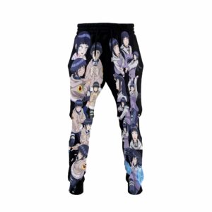 Hinata Hyuga Jogger Pants Fleece Custom NRT Characters Anime Sweatpant 6