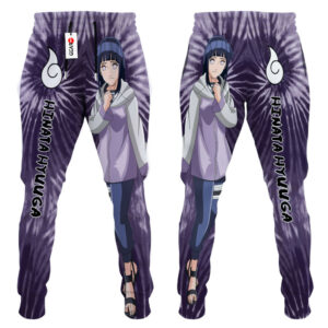 Hinata Hyuga Joggers Custom Anime Sweatpants Tie Dye Style 6