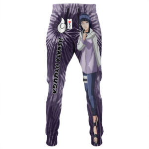 Hinata Hyuga Joggers Custom Anime Sweatpants Tie Dye Style 7