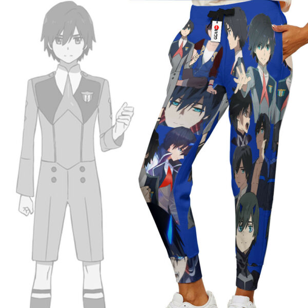 Hiro Joggers Custom Anime Darling In The Franxx Sweatpants For Otaku 2