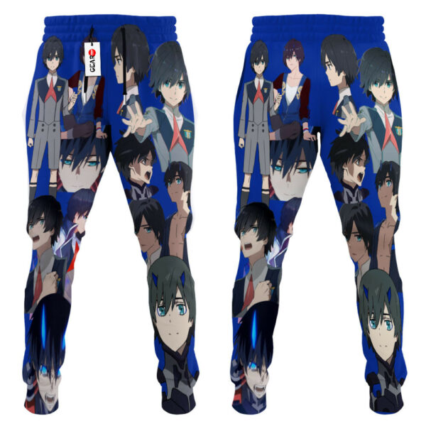 Hiro Joggers Custom Anime Darling In The Franxx Sweatpants For Otaku 4