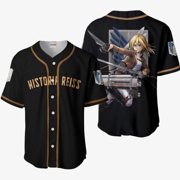 Historia Reiss Jersey Shirt Custom Attack On Titan Anime Merch Clothes 1