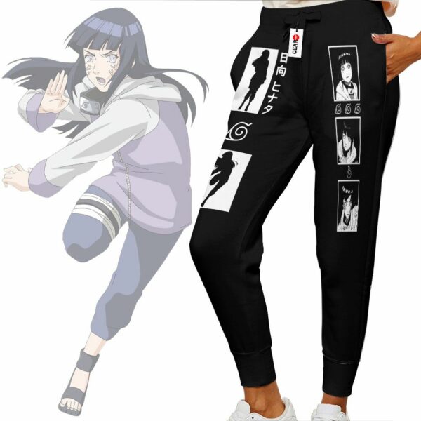 Hyuga Hinata Jogger Pants Custom Anime NRT Sweatpants Merch 2