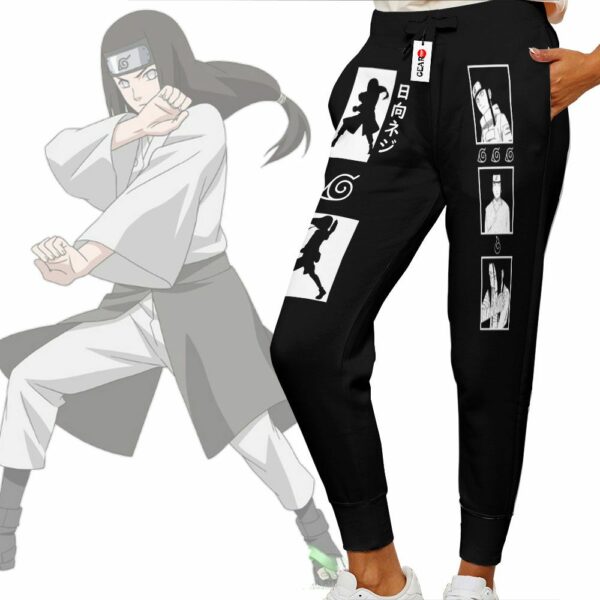 Hyuga Neij Jogger Pants Custom Anime NRT Sweatpants Merch 2