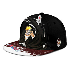 Ichigo Kurosaki Snapback Hat Custom BL Anime Hat for Otaku 6