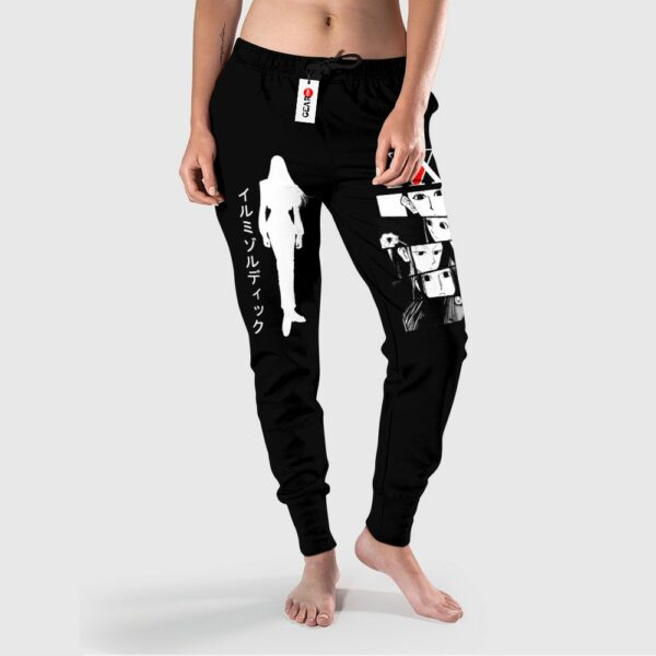 Illumi Zoldyck Jogger Pants Fleece Custom HxH Anime Sweatpants 3