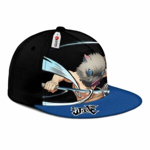 Inosuke Cap Hat Beast Breathing Anime Kimetsu Snapback 6