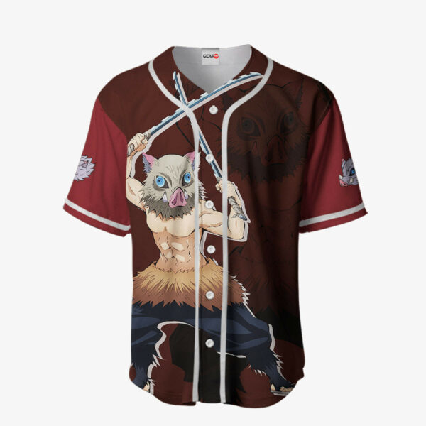 Inosuke Jersey Shirt Custom Kimetsu Anime Merch Clothes for Otaku 2