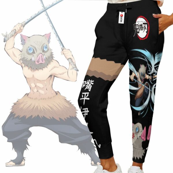 Inosuke Jogger Pants Custom Anime Kimetsu Sweatpants 2