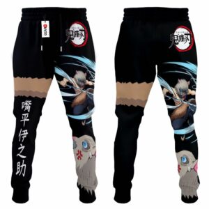 Inosuke Jogger Pants Custom Anime Kimetsu Sweatpants 7