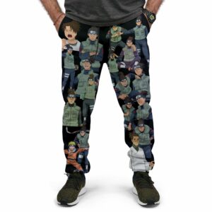 Iruka Umino Jogger Pants Fleece Custom NRT Characters Anime Sweatpant 6