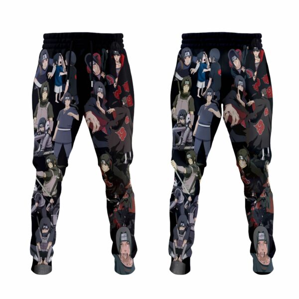 Itachi Jogger Pants Fleece Custom NRT Characters Anime Sweatpant 1