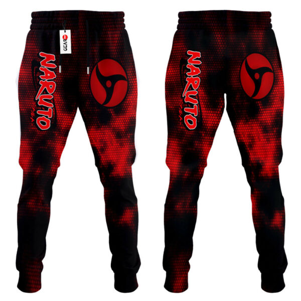 Itachi Mangekyo Sharingan Sweatpants Custom Anime NRT Jogger Pants Merch 4