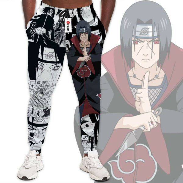 Itachi Uchiha Custom NRT Anime Jogger Pants Merch Manga Style 1