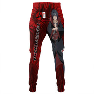 Itachi Uchiha Joggers Custom Anime Akatsuki Sweatpants Tie Dye Style Merch 7