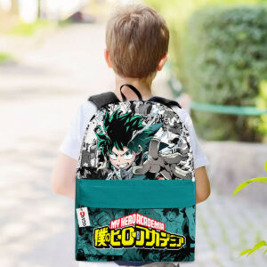 Izuku Midoriya Backpack Custom My Hero Academia Anime Bag Manga Style 5