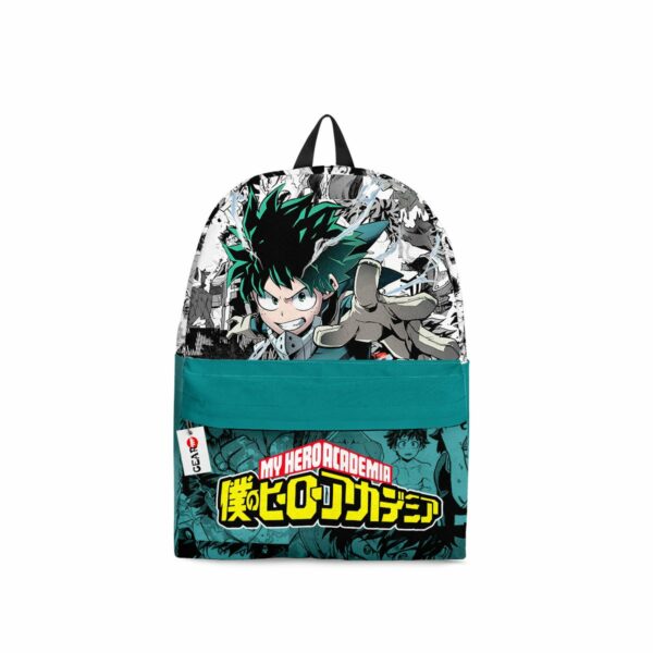 Izuku Midoriya Backpack Custom My Hero Academia Anime Bag Manga Style 1