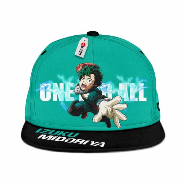 Izuku Midoriya Cap Hat One For All My Hero Academia Anime Snapback 1