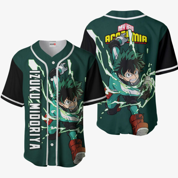 Izuku Midoriya Jersey Shirt Custom My Hero Academia Anime Merch Clothes 1