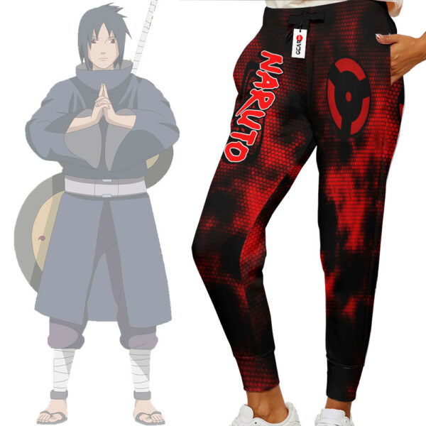 Izuna Uchiha Mangekyo Sharingan Sweatpants Custom Anime NRT Jogger Pants Merch 2