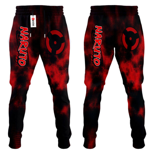 Izuna Uchiha Mangekyo Sharingan Sweatpants Custom Anime NRT Jogger Pants Merch 4