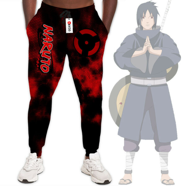 Izuna Uchiha Mangekyo Sharingan Sweatpants Custom Anime NRT Jogger Pants Merch 1