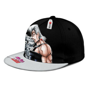 Jean Pierre Polnareff Snapback Hat Custom JJBA Anime Hat for Otaku 6