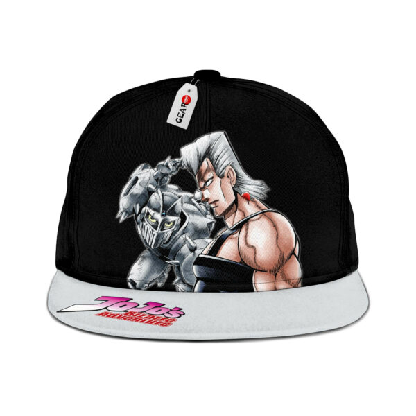 Jean Pierre Polnareff Snapback Hat Custom JJBA Anime Hat for Otaku 1