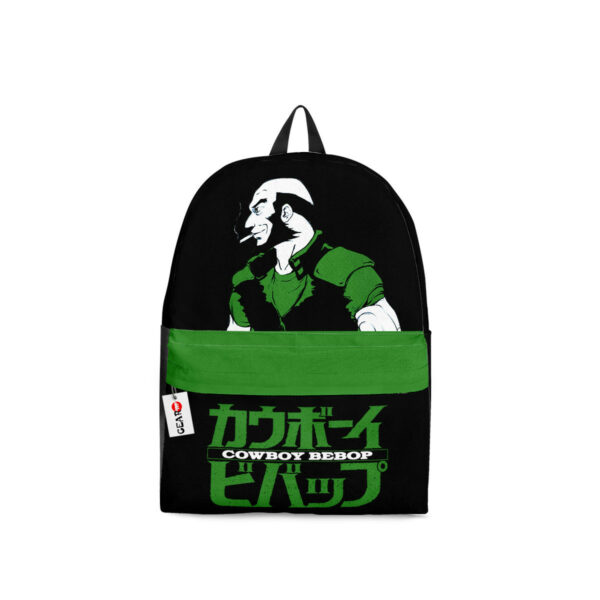 Jet Black Backpack Custom Anime Cowboy Bebop Bag Retro Style 1
